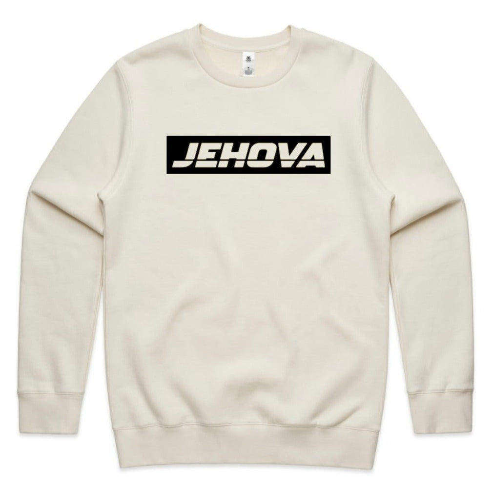 HE IS. CREWNECK